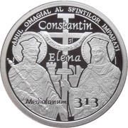 10 Lei Solemn Year of Saints Emperors Constantine and Helen, Romania, 2013 reverse image
