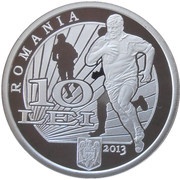10 Lei Rugby obverse image