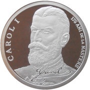 10 Lei Carol I, Romania, 2014 reverse image