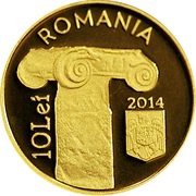 10 Lei Gold Coins Minted at Histria obverse image