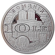 10 Lei The commemorative year of Saint Martyrs Brâncoveanu obverse image
