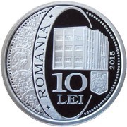 10 Lei 145 years since the establishment of the State Mint obverse image