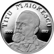 10 Lei Titu Maiorescu, Romania, 2015 reverse image