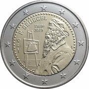 2 Euros Pieter Bruegel the Elder obverse image