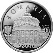 10 Lei Romanian Philharmonic Orchestra obverse image