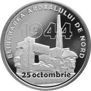 10 Lei 75 years since the liberation of Northern Transylvania, Romania, 2019 reverse image