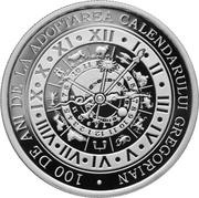10 Lei 100 years since Romania adopted the Gregorian calendar, Romania, 2019 reverse image