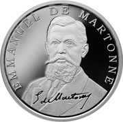 10 Lei Emmanuel de Martonne, Romania, 2019 reverse image