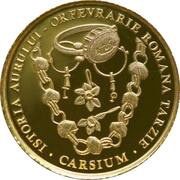 10 Lei The history of gold-Late Roman gold and silver artefacts discovered in Carsium reverse image
