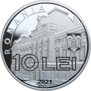 10 Lei 100 years since the accomplishment of monetary unification obverse image