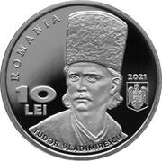 10 Lei 200 years since the Revolution of 1821 led by Tudor Vladimirescu obverse image