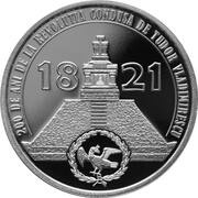10 Lei 200 years since the Revolution of 1821 led by Tudor Vladimirescu, Romania, 2021 reverse image
