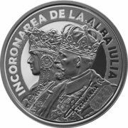 10 Lei Coronation of King Ferdinand I and Queen Maria, Romania, 2022 reverse image