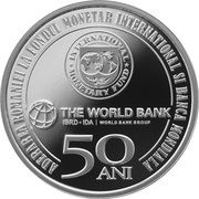 10 Lei International Monetary Fund and the World Bank, Romania, 2022 reverse image