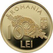 10 Lei The Pietroasa Hoard obverse image