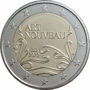2 Euros - Philippe Art Nouveau obverse image