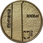 100 Lei Trajan’s Column obverse image