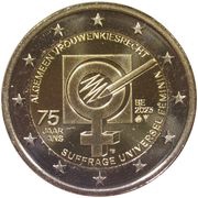 2 Euros - Philippe Women's suffrage obverse image