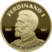 100 Lei King Ferdinand I reverse image