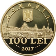100 Lei Romania and USA obverse image