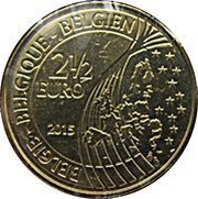2½ Euros Battle of Waterloo obverse image