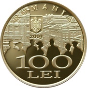 100 Lei 90 years since the publication of the interwar novel Craii de Curtea-Veche (Old-Court Philanderers) obverse image