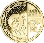 2½ euros 100 ans de maillot jaune reverse image