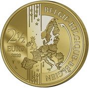 2,50 Euros 75 years Peace and freedom in Europe obverse image