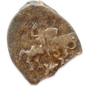 Denga - Vasily II the Blind Mozhaysk style obverse image