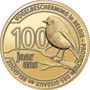 2½ Euros Bird Protection in Belgium reverse image
