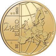 2½ Euros 20th anniversary of the Euro obverse image