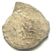 Denga - Ivan III Novgorod; "Iban", Rus Principalities, 1480 reverse image