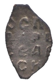 Denga - Vasiliy III Novgorod, Rus Principalities, 1505-1533 reverse image