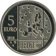 5 Euros - Philippe Georges Lemaître obverse image