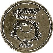 5 Euros - Philippe Gaston Lagaffe reverse image