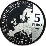 5 Euros 90 Years of Tintin obverse image