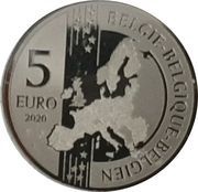 5 Euros Luke and Lucy/Suske en Wiske - Colour obverse image