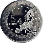 5 Euros Blake et Mortimer obverse image