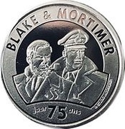 5 Euros Blake et Mortimer reverse image