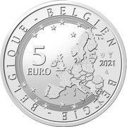 5 Euros European Year of Rail obverse image