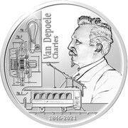 5 Euros Van Depoele Charles, Belgium, 2021 reverse image