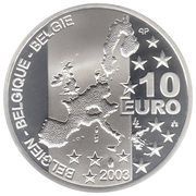 10 Euros - Albert II Georges Simenon obverse image