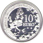 10 Euros - Albert II Derby / Stadium Anniversary obverse image