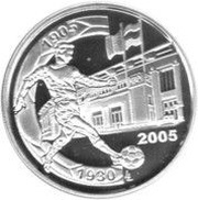 10 Euros - Albert II Derby / Stadium Anniversary reverse image