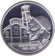 10 Euros - Albert II Bois du Cazier, Belgium, 2006 reverse image