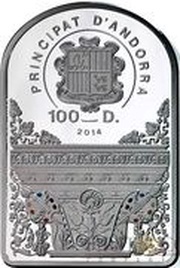 100 Diners Madonna in a Garland Flowers obverse image