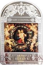 100 Diners Madonna in a Garland Flowers, Andorra, 2014 reverse image