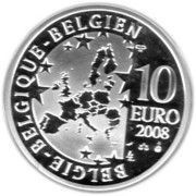 10 Euros - Albert II Olympic Games obverse image