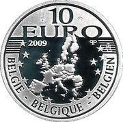 10 Euros - Albert II 75th Birthday of Albert II obverse image