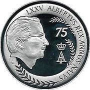 10 Euros - Albert II 75th Birthday of Albert II reverse image